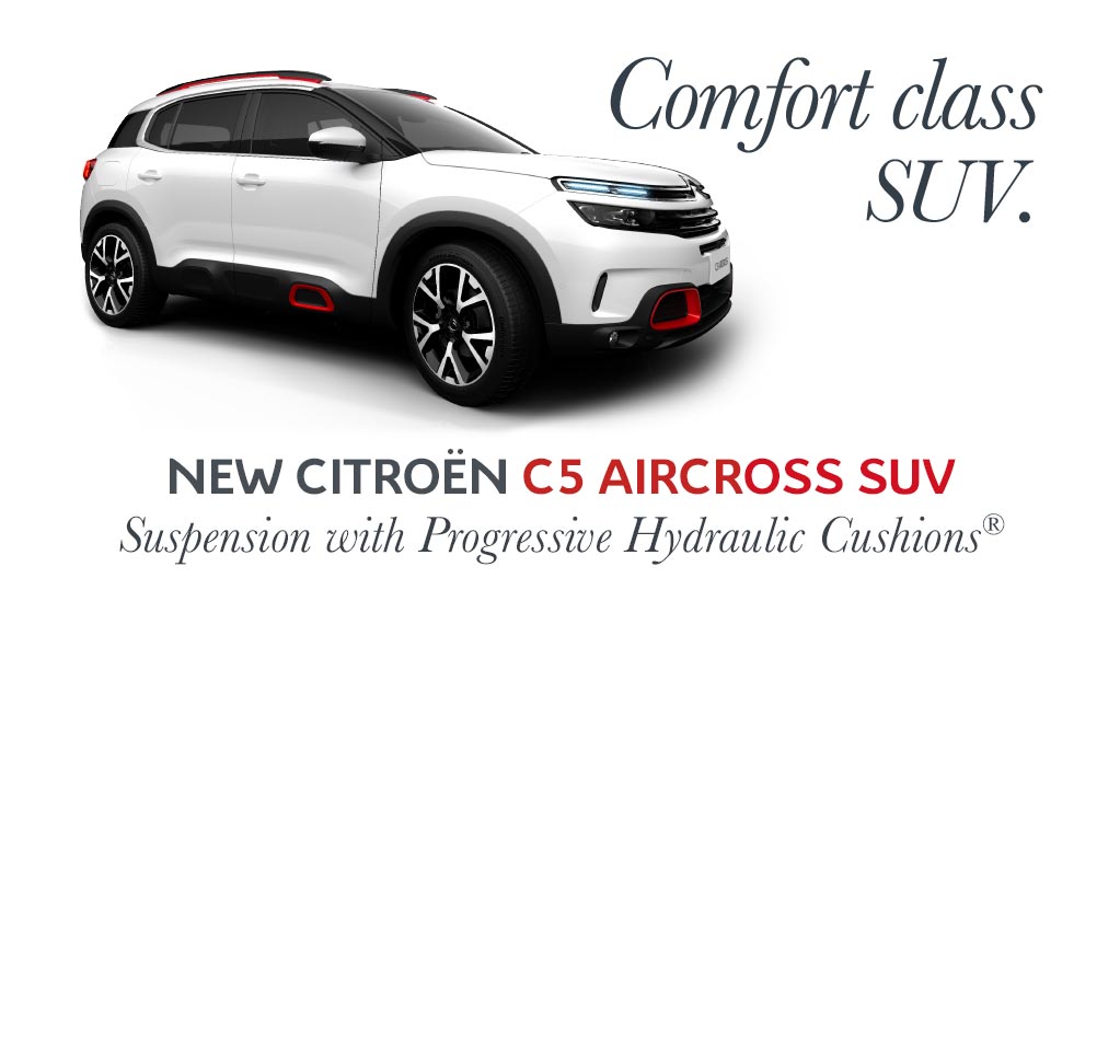 New Citroën C5 Aircross SUV. The Comfort Class SUV